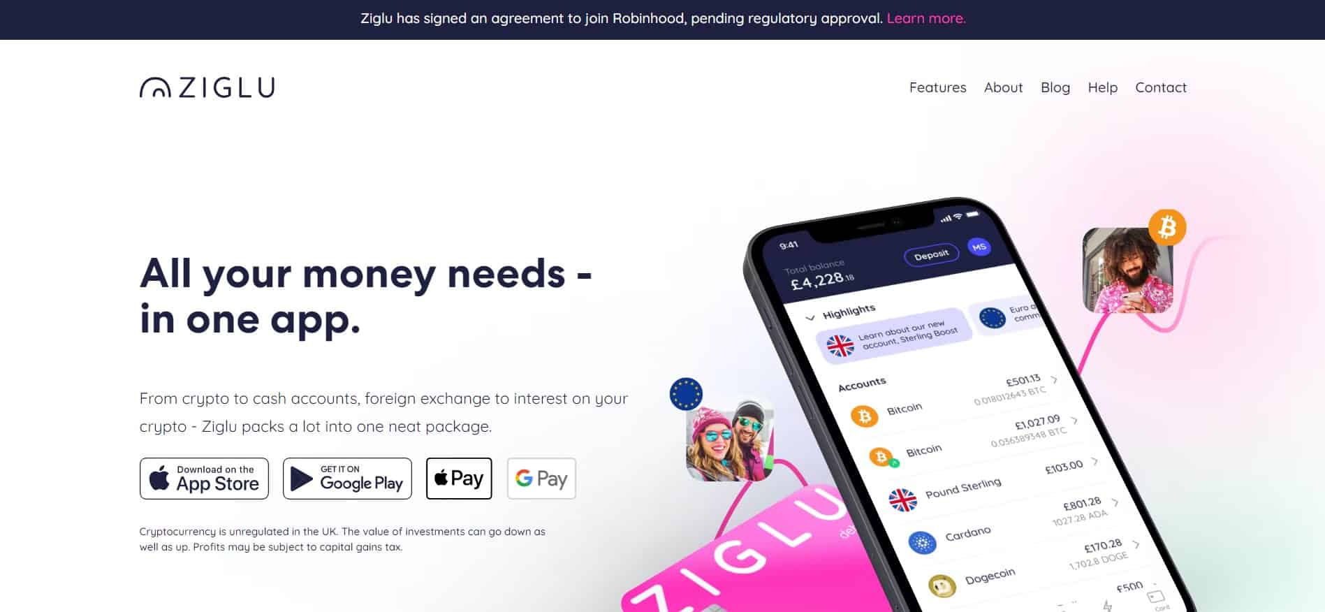 Zigly Crypto App